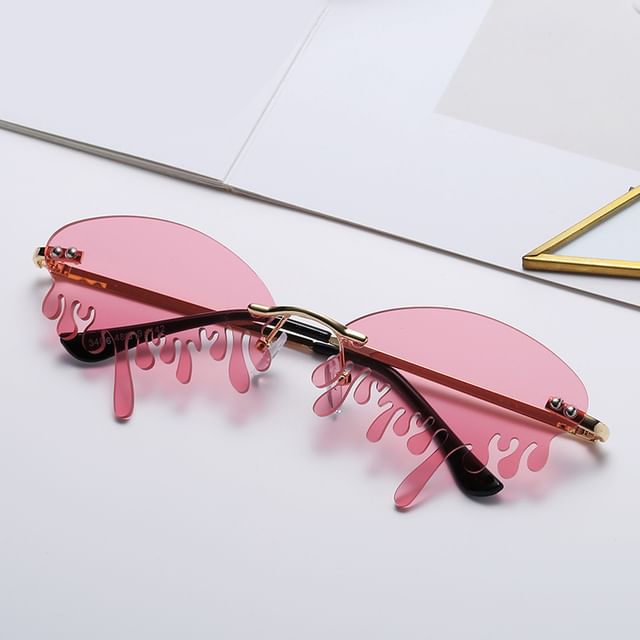 Melted Frameless Sunglasses