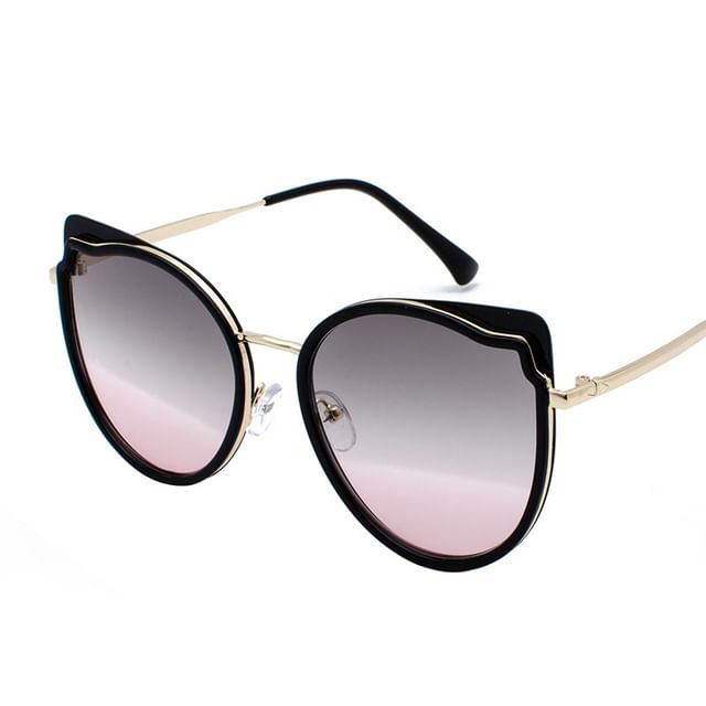 Sunglasses Metal Eye Cat Frame