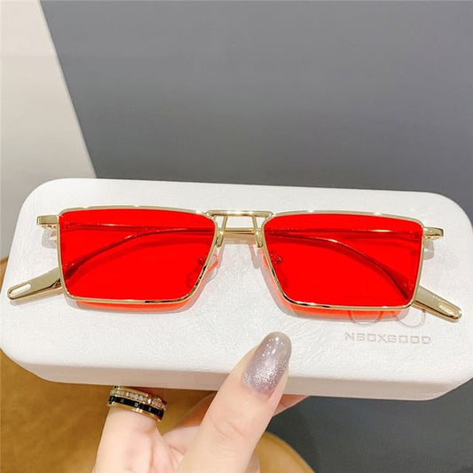 Frame Square Metal Sunglasses