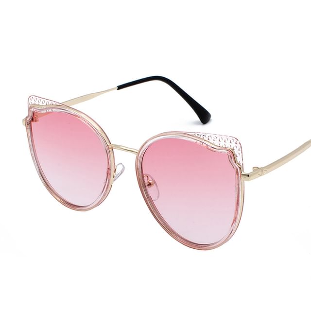 Sunglasses Metal Eye Cat Frame