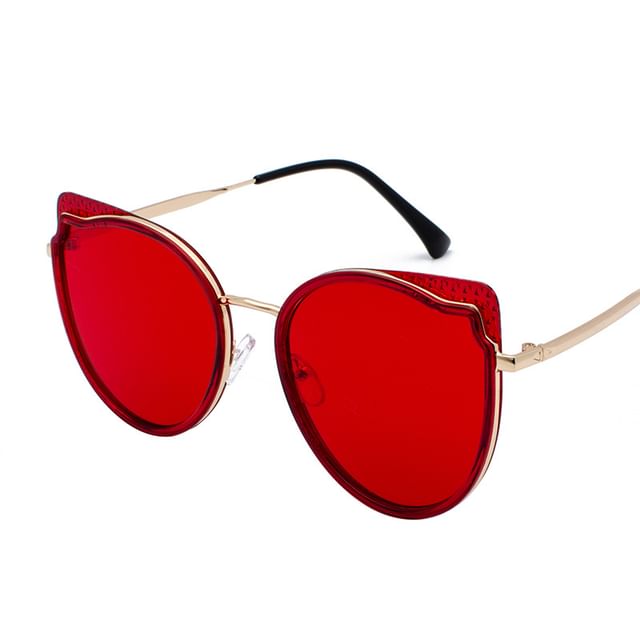 Sunglasses Metal Eye Cat Frame