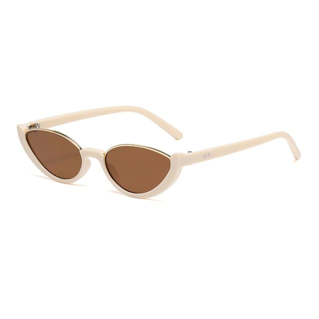 Oval Sunglasses Semi-Rimless Small