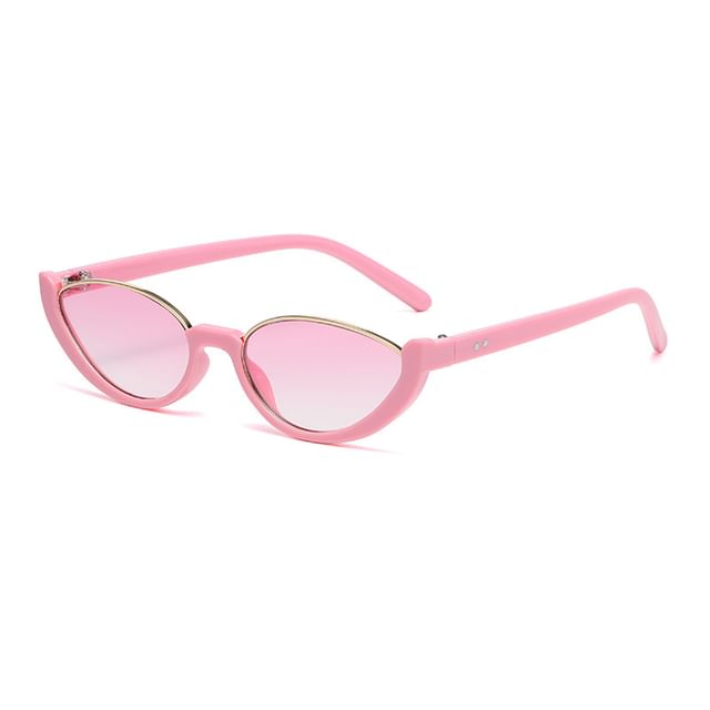 Oval Sunglasses Semi-Rimless Small