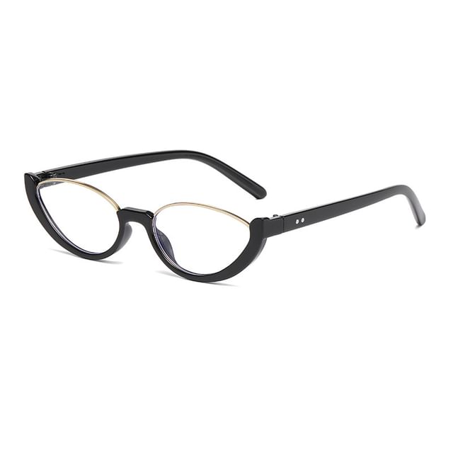 Oval Sunglasses Semi-Rimless Small