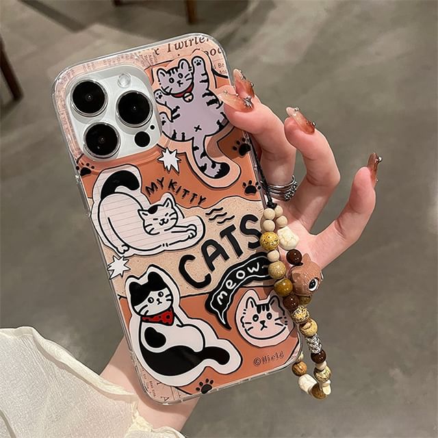 Phone Set Cat Case Strap /