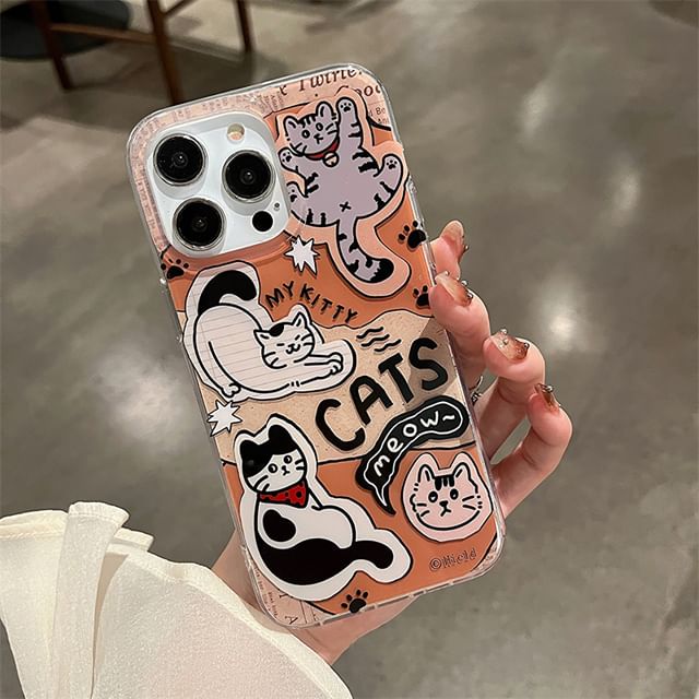 Phone Set Cat Case Strap /