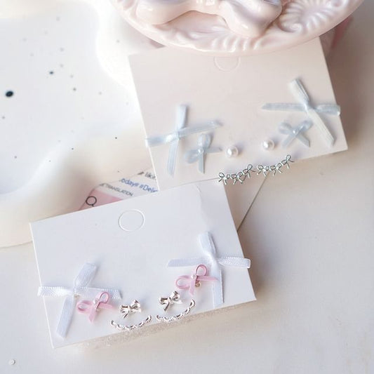 Earring Set 3 Pairs: Bow of