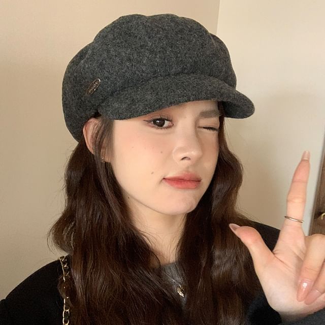 Newsboy Cap Metal Plate