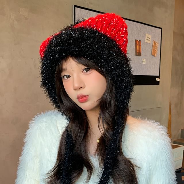 Wool Ear Cat Trapper Hat