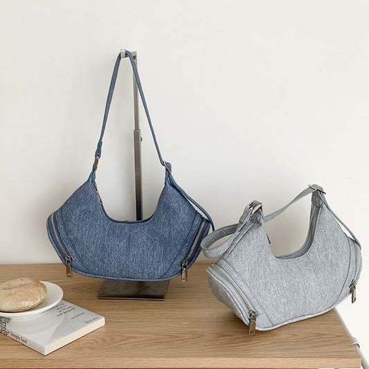 Bag Multi-Pocket Denim Shoulder