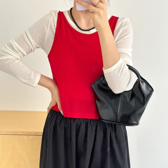 Faux Leather Bag Crossbody