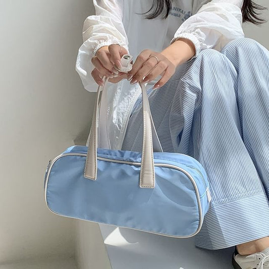 Tote Plain Trim Contrast Bag