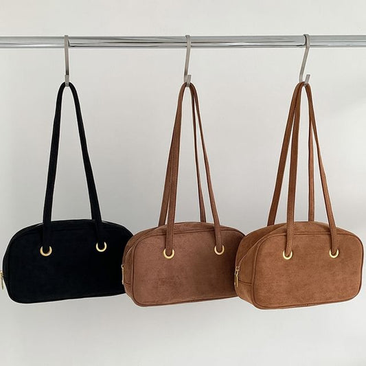 Shoulder Bag Faux Suede