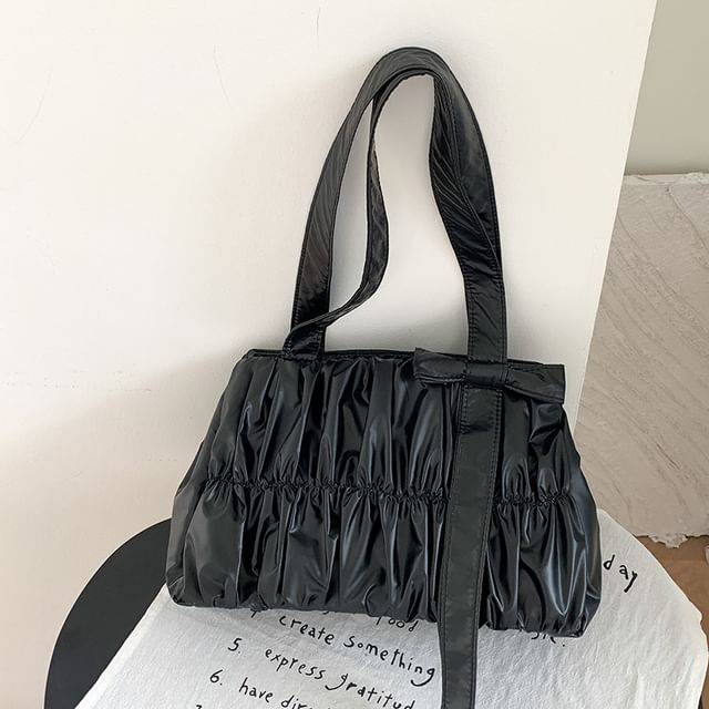 Bag Tote Ruched Bow