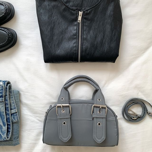 Crossbody Buckled Bag