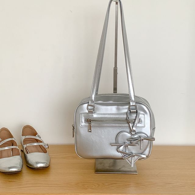 Multi-Pocket Bag Leather Tote Faux