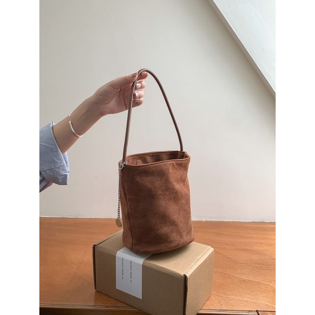Faux Bag Suede Bucket
