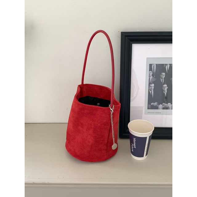 Faux Bag Suede Bucket