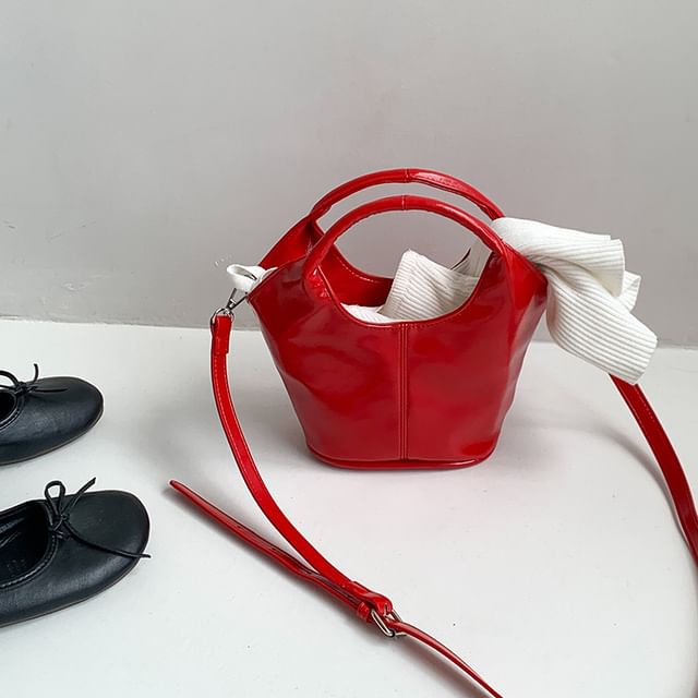 Faux Leather Bag Crossbody