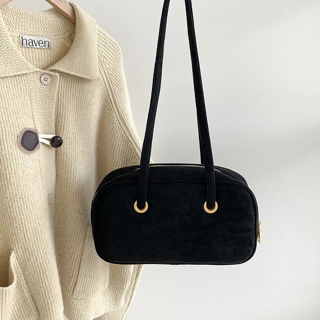 Shoulder Bag Faux Suede