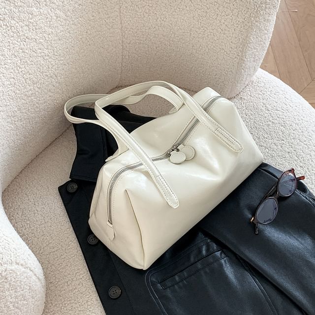 Faux Bag Tote Leather