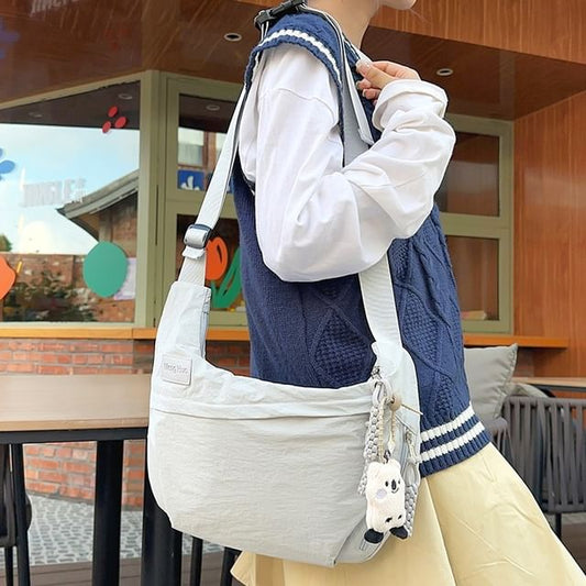 Nylon Bag Plain Crossbody