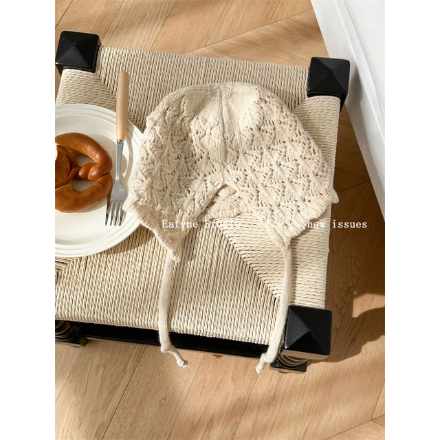 Plain Knit Beanie Crochet