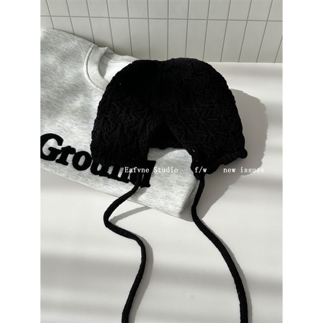 Plain Knit Beanie Crochet