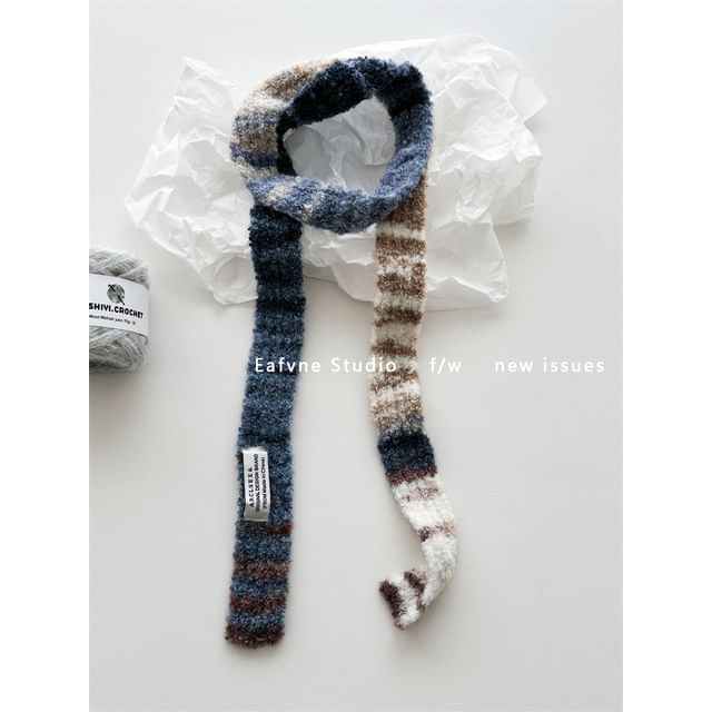 Scarf Gradient Knit Skinny