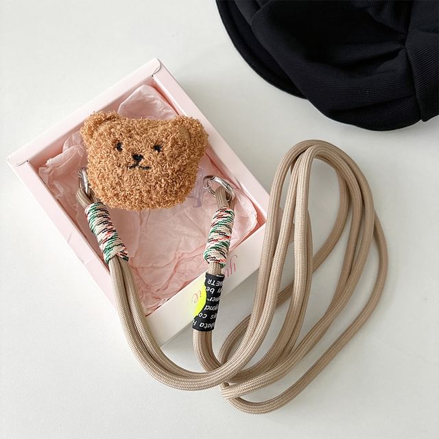 On Lanyard Plush Clip Phone Cartoon