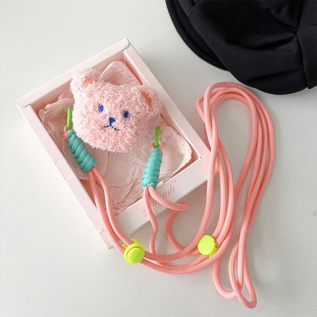 On Lanyard Plush Clip Phone Cartoon