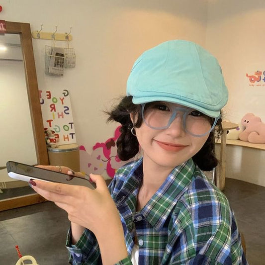 Casquette Newsboy unie