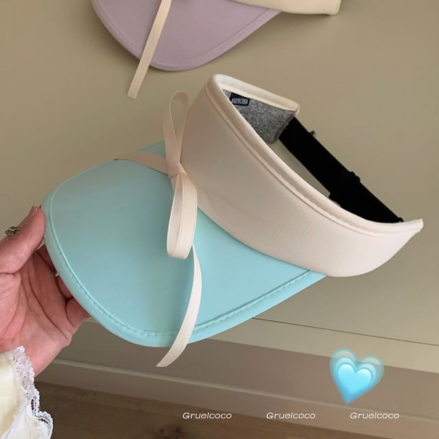 Sun Two Tone Bow Visor