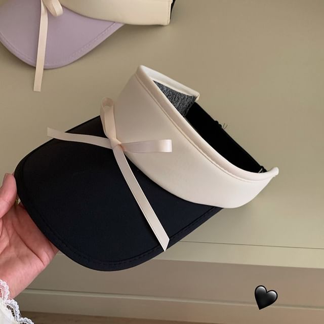 Sun Two Tone Bow Visor