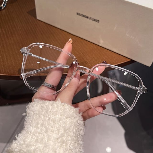 Light Glasses Blocking Square Blue