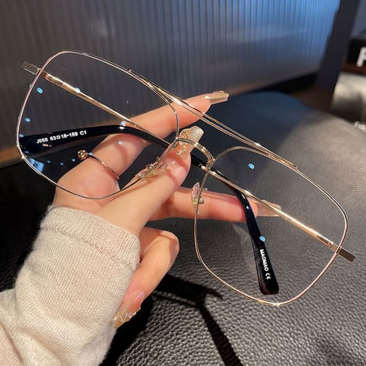 Glasses Blocking Square Light Blue