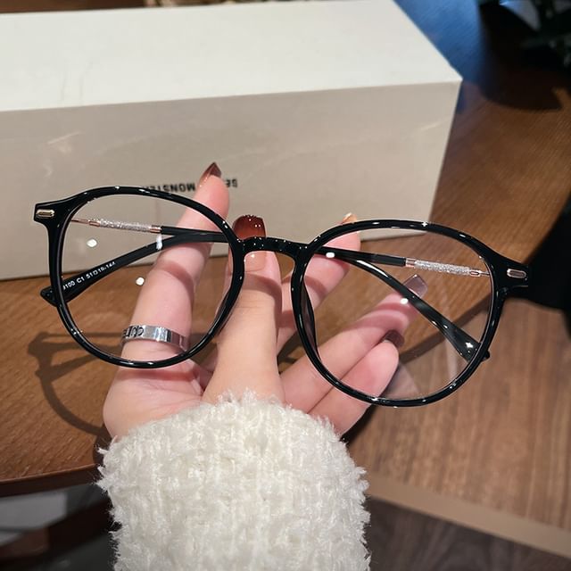 Blocking Light Retro Glasses Blue