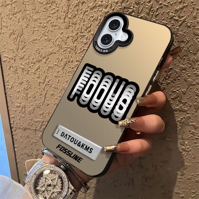 Stand Case Lettering Phone