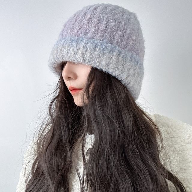 Cuffed Gradient Beanie