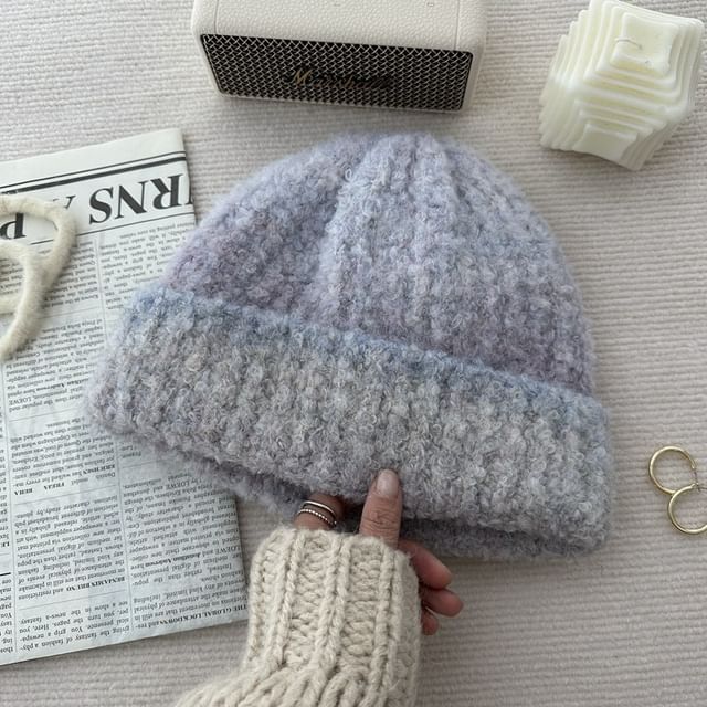 Cuffed Gradient Beanie