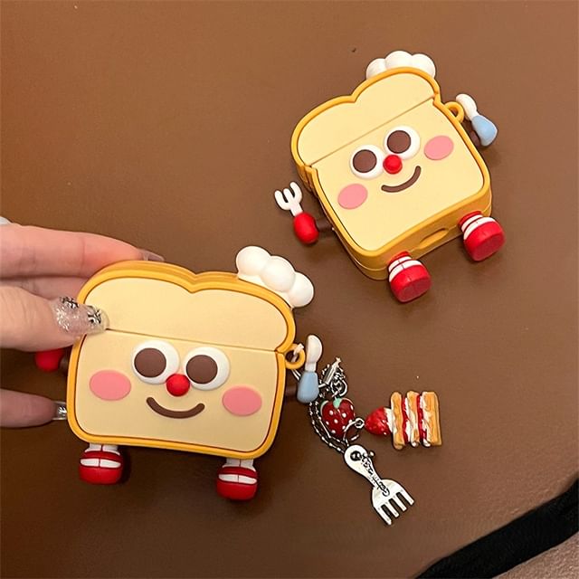 Pro Case Set AirPods Charm Earphone / Toast Skin