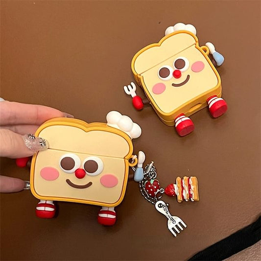Pro Case Set AirPods Charm Earphone / Toast Skin