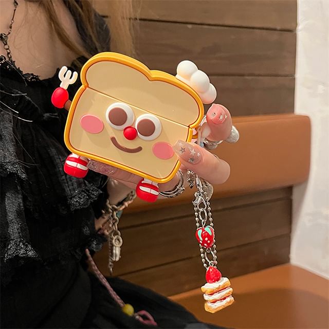 Pro Case Set AirPods Charm Earphone / Toast Skin