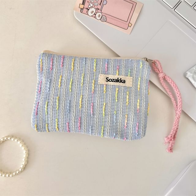 Lettering Cosmetic Pouch