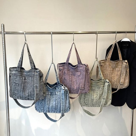Denim Bag Crossbody Washed