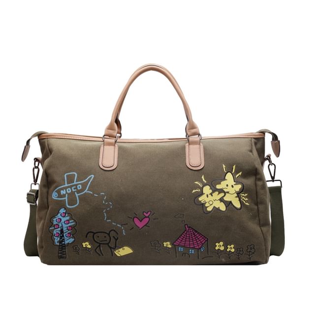 Bag Print Crossbody Cartoon