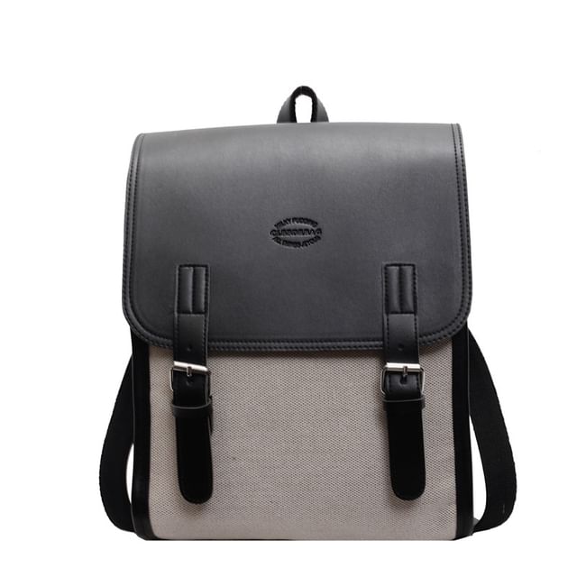 Tone Flap Buckled Backpack Two