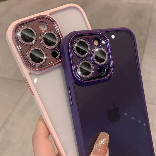 Glitter Protection Case Phone Lens