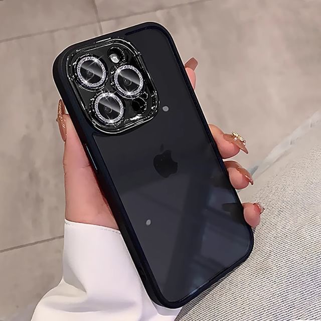 Glitter Case Lens Phone Protection