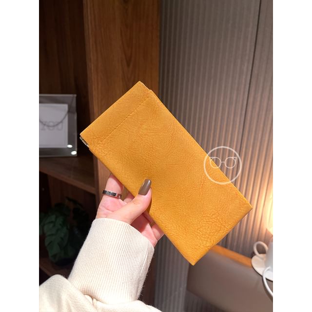 Faux Glasses Leather Case